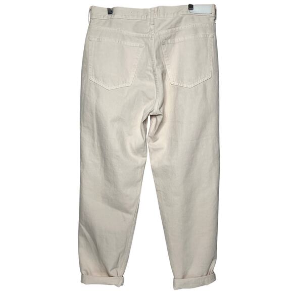RE/DONE 40s Zoot Straight Jeans Vintage White Denim Size 31 - Picture 3 of 12